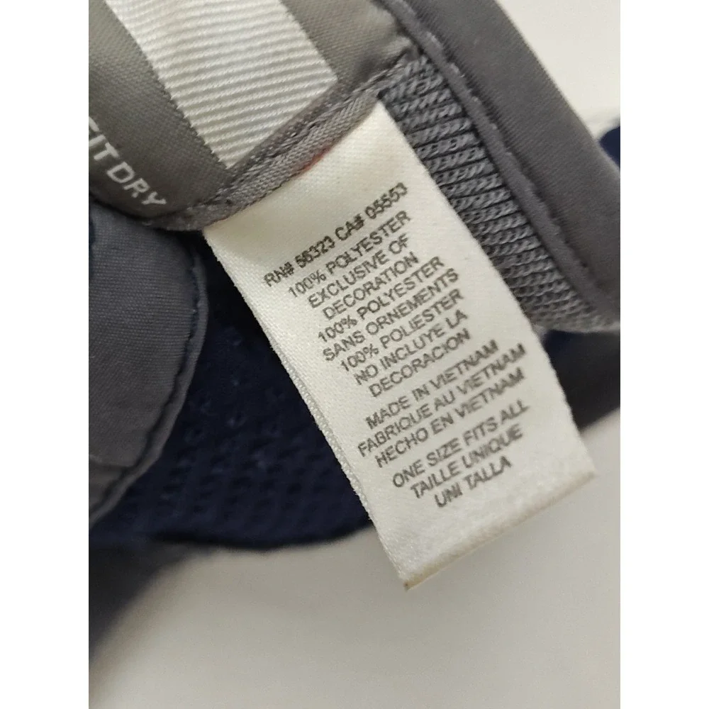 VINTAGE‎ Nike Hat Cap Men's Blue StrapBack Grey Tag Swoosh Running 209427-451